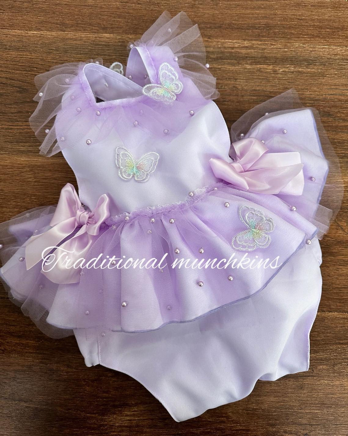 Lilac Butterfly Romper