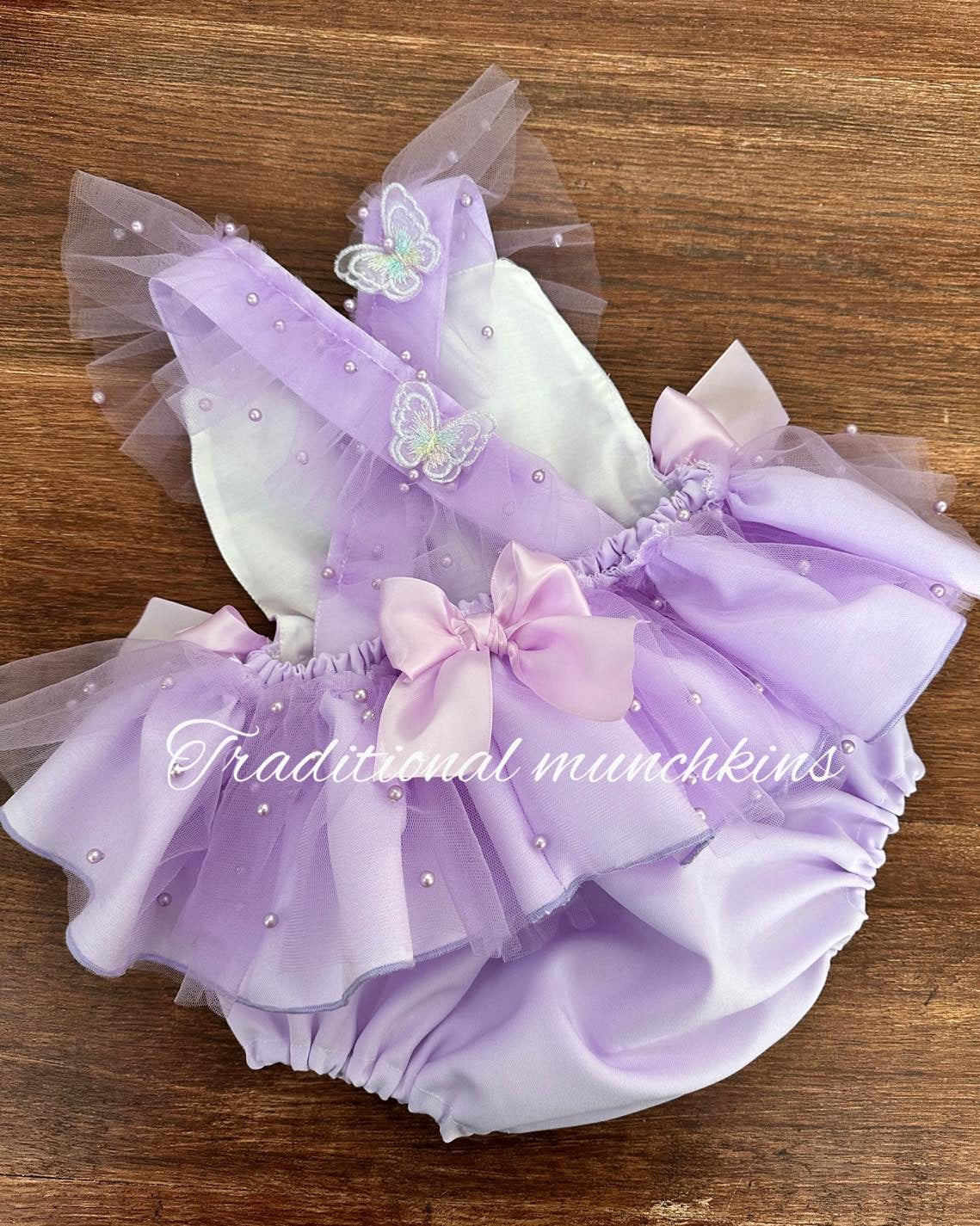 Lilac Butterfly Romper