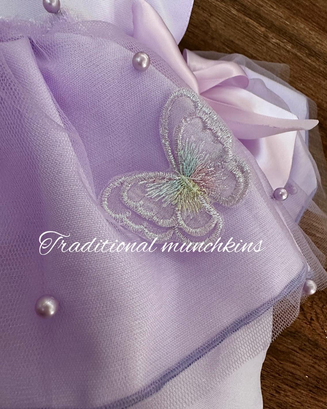 Lilac Butterfly Romper