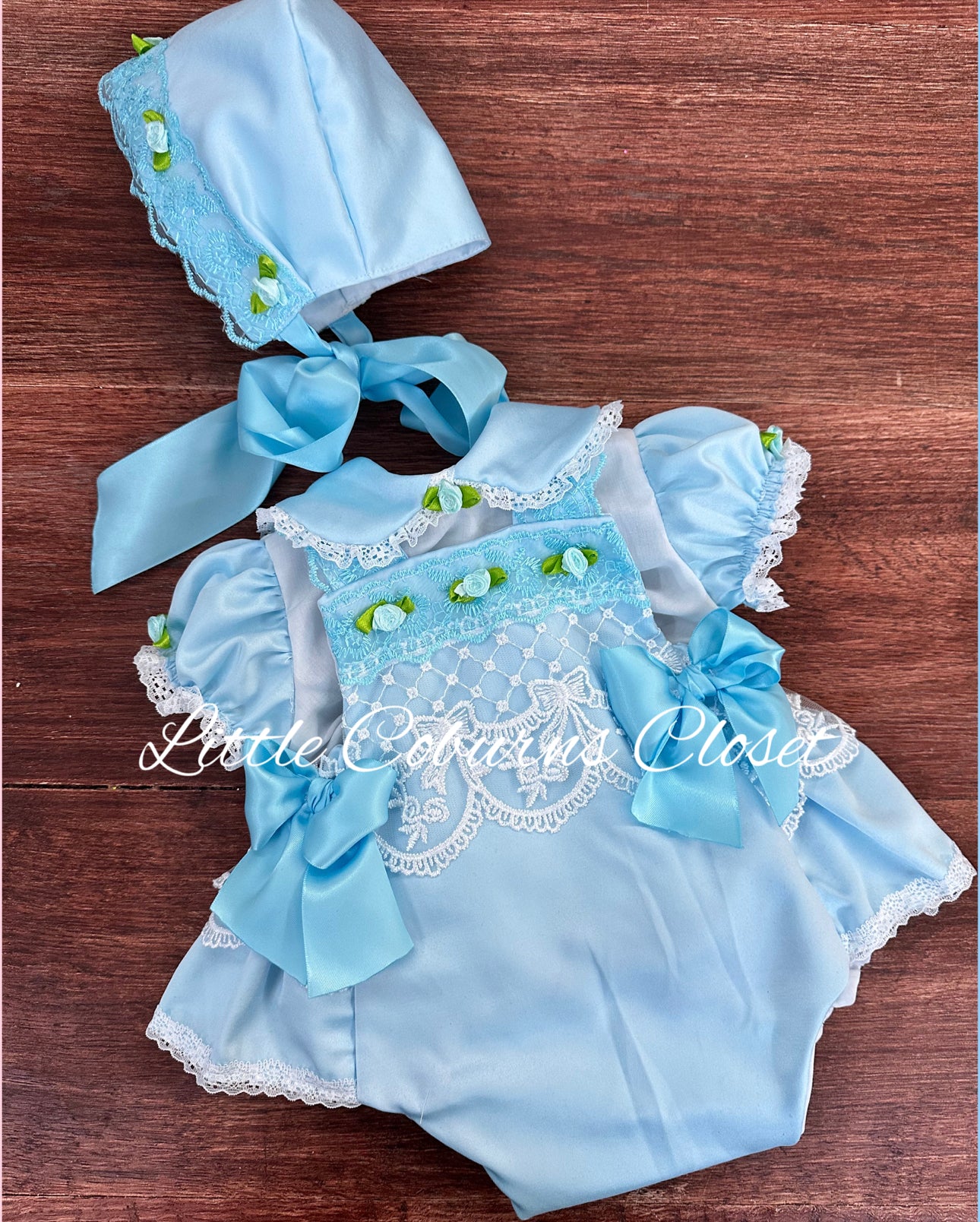 Blue La Rose Romper