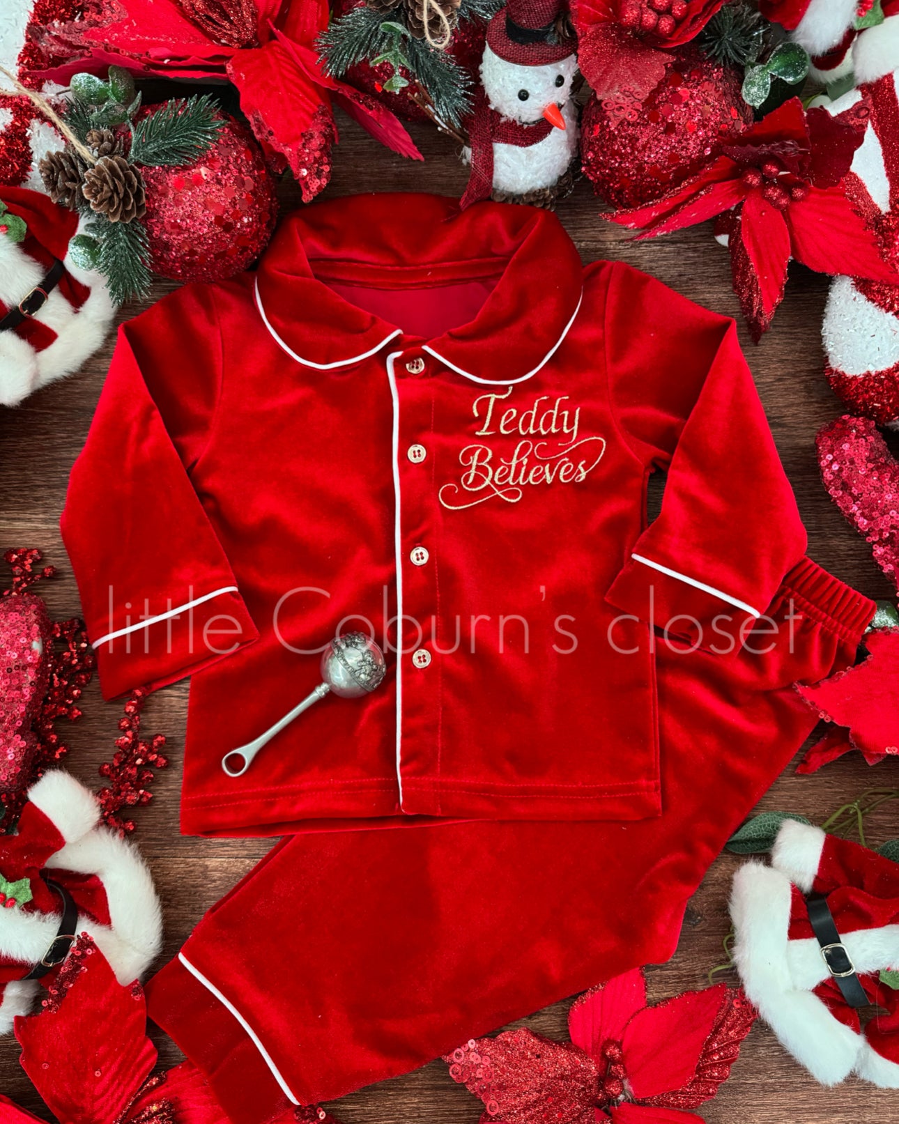 Velvet Christmas Pyjamas