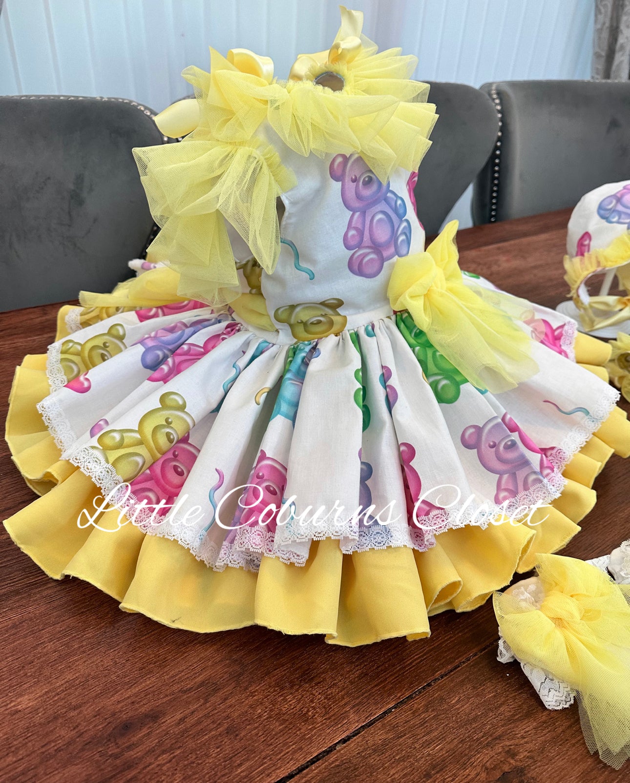Gummy Bear puffball dress