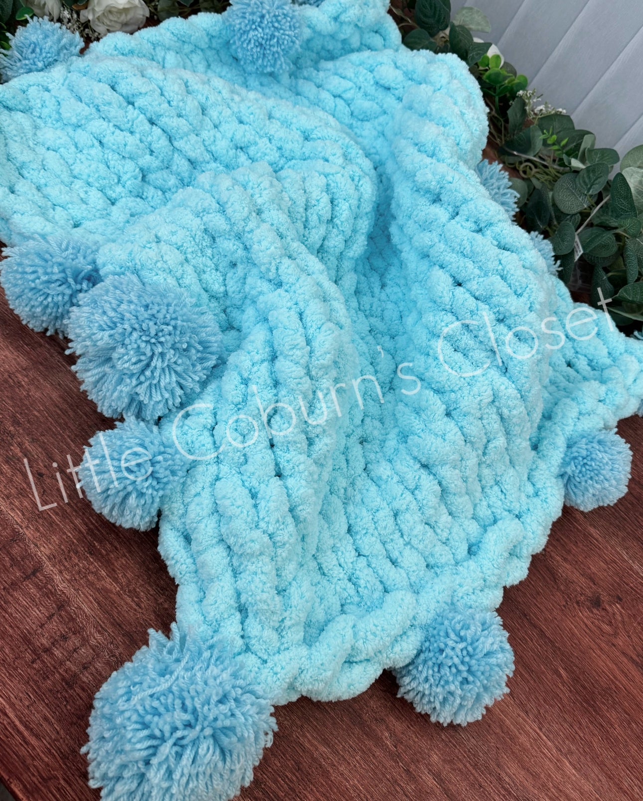 Snuggle Pom Pom Blanket