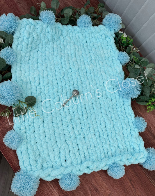 Snuggle Pom Pom Blanket