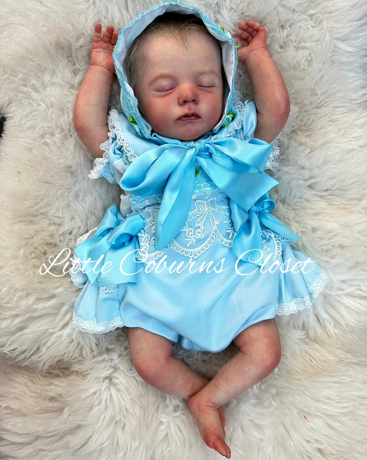 Blue La Rose Romper