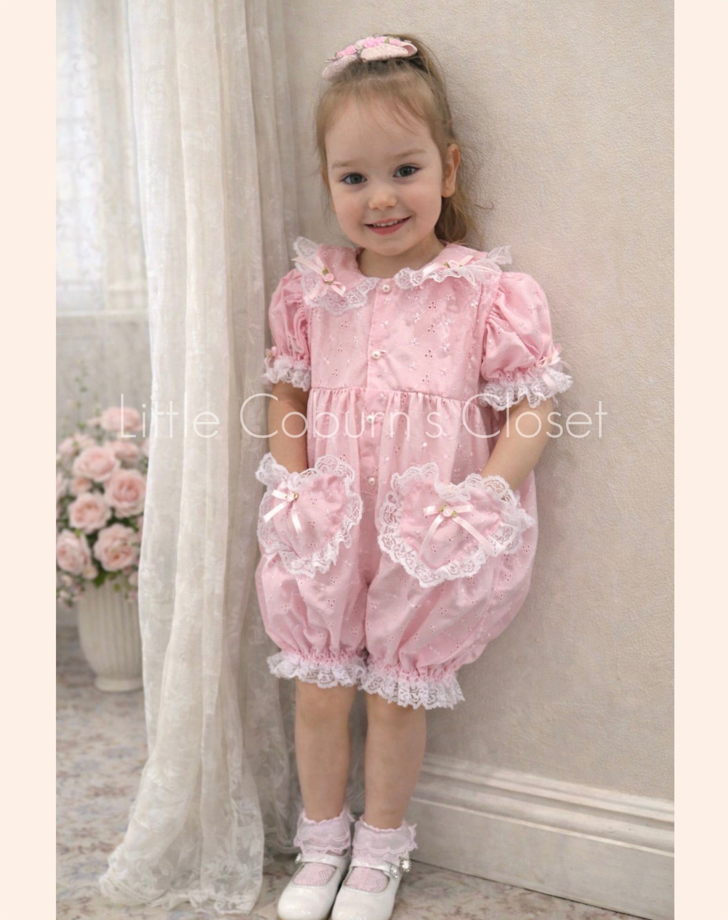 Love Heart Bubble Romper