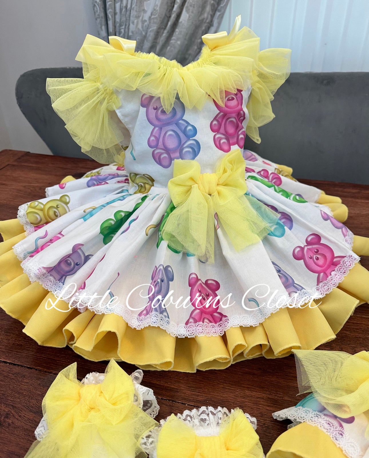 Gummy Bear puffball dress