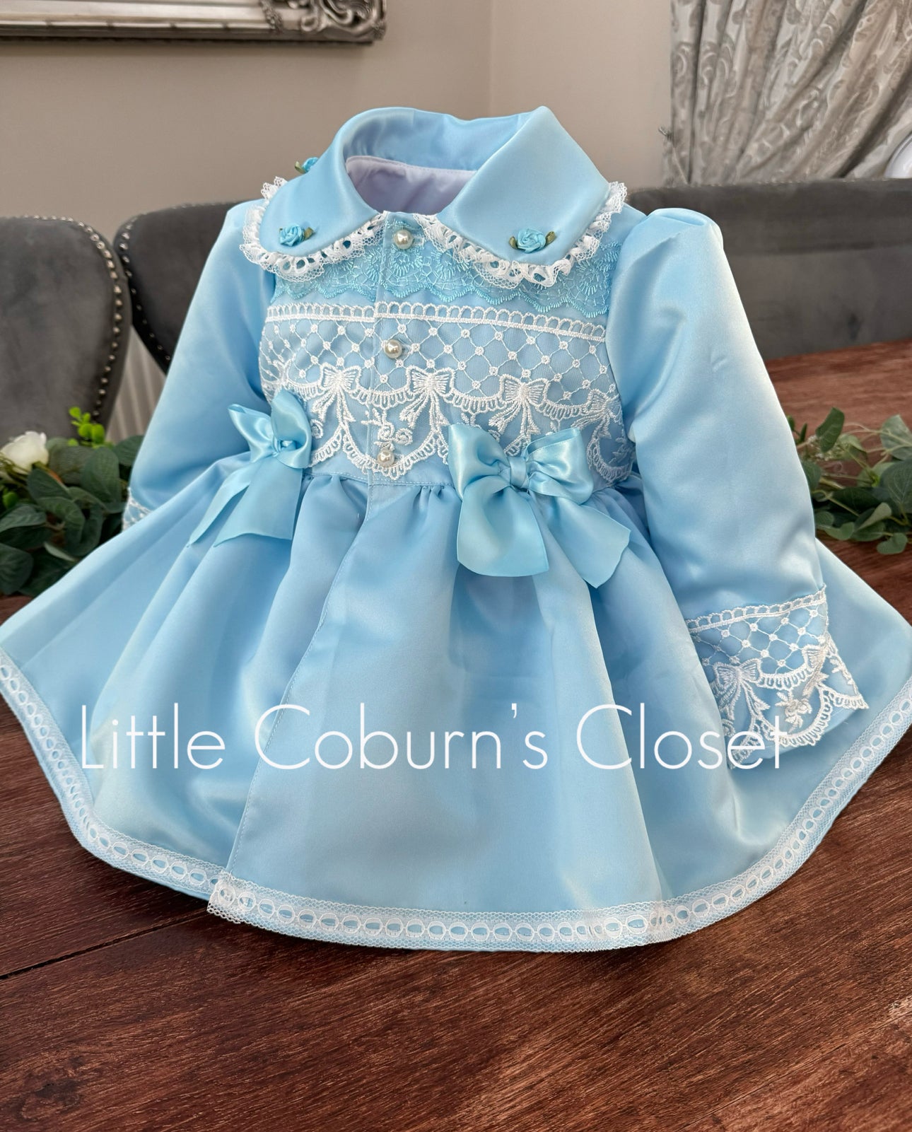 Blue La Rose Coat