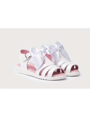 Bow Patent Leather Sandals