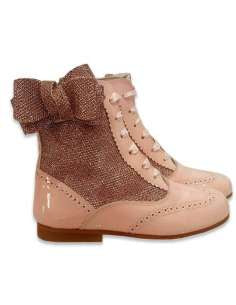 Bambi Glitter Side Bow Boot