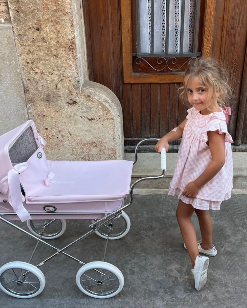 Bebelux Big Sweet pink Pram