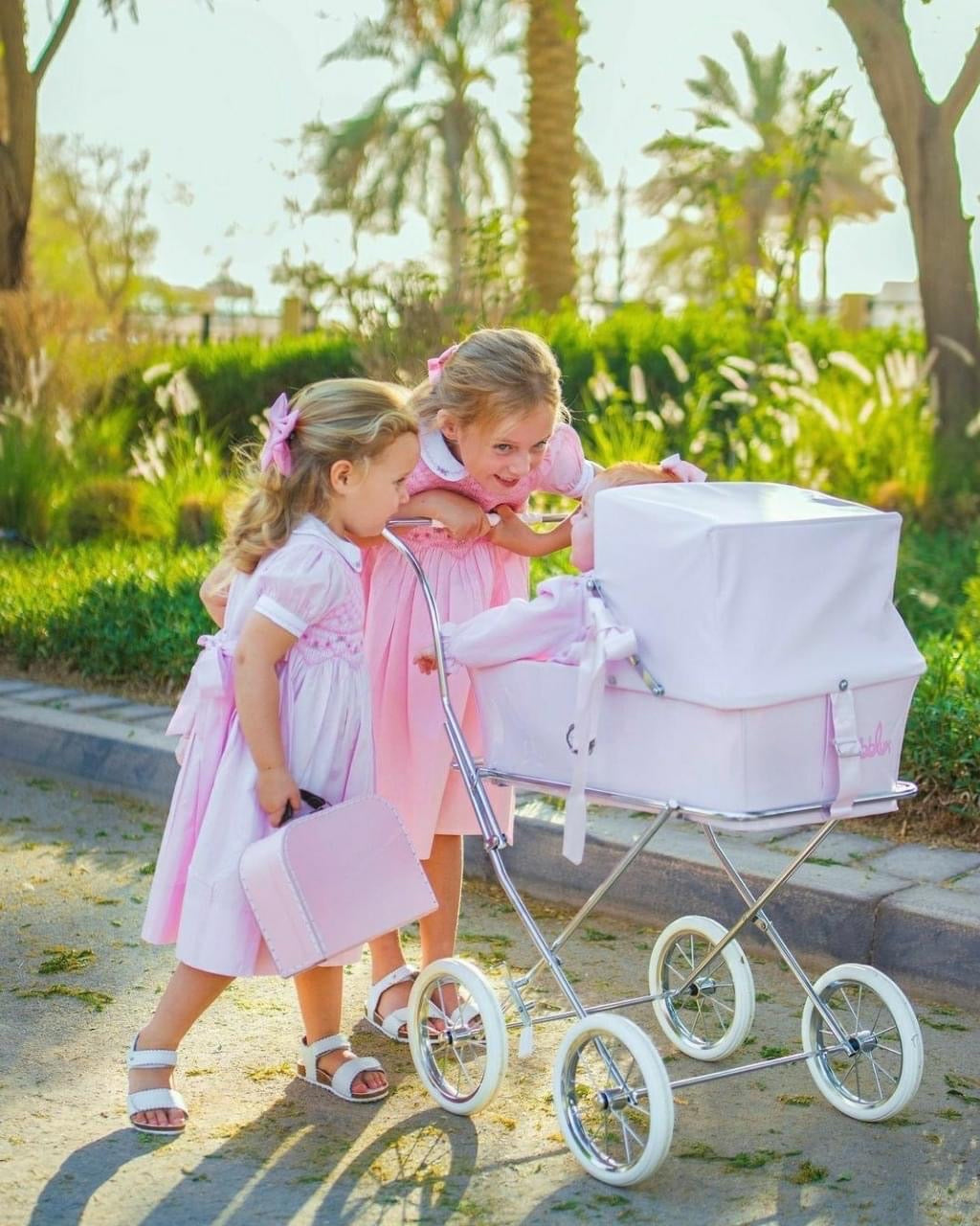 Bebelux Big Sweet pink Pram