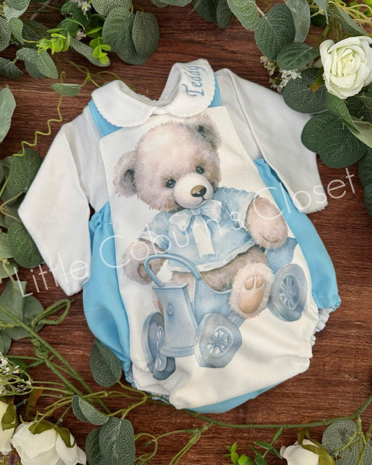 Vintage Teddy Romper