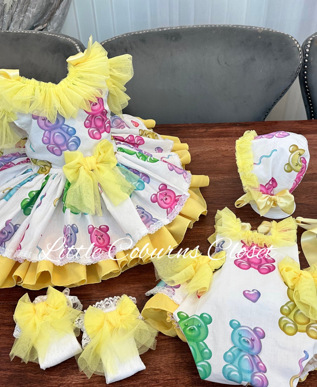 Gummy Bear puffball dress