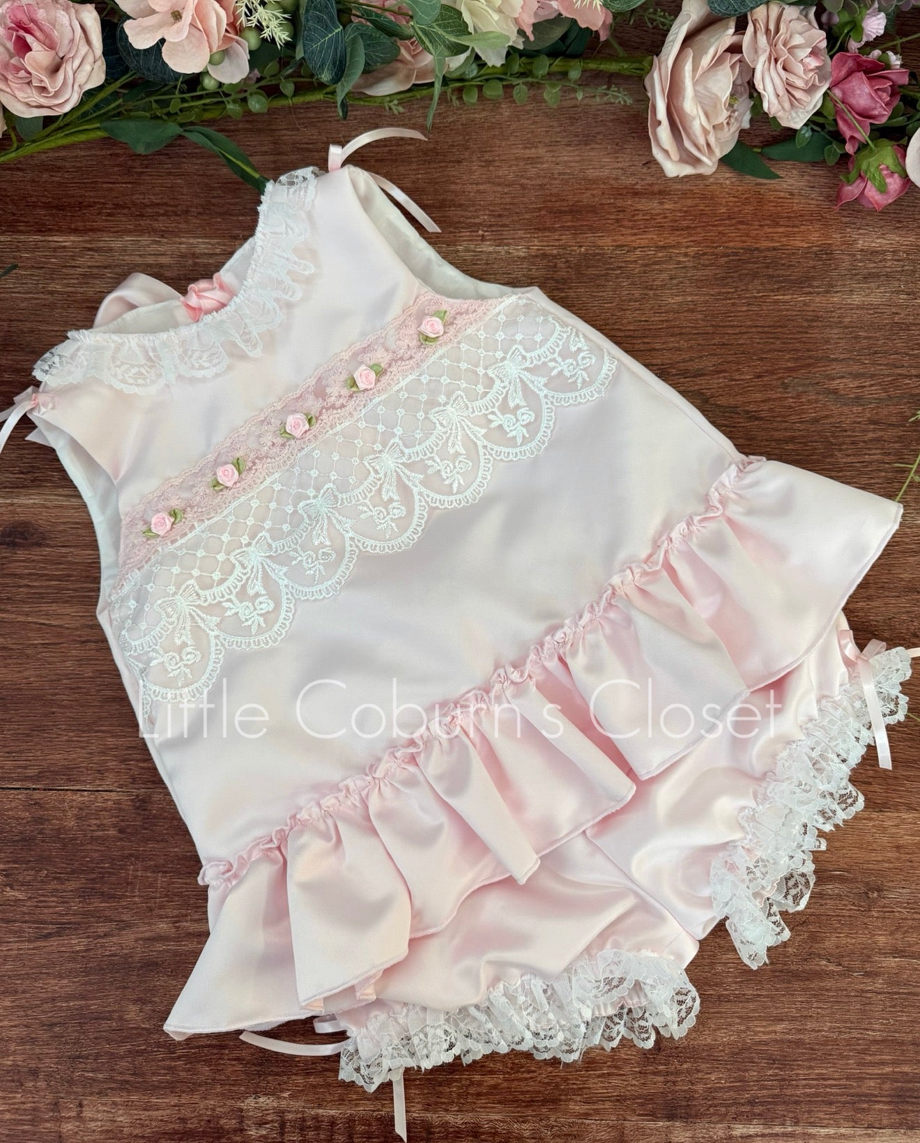 La Rose Backless Tie Back Set