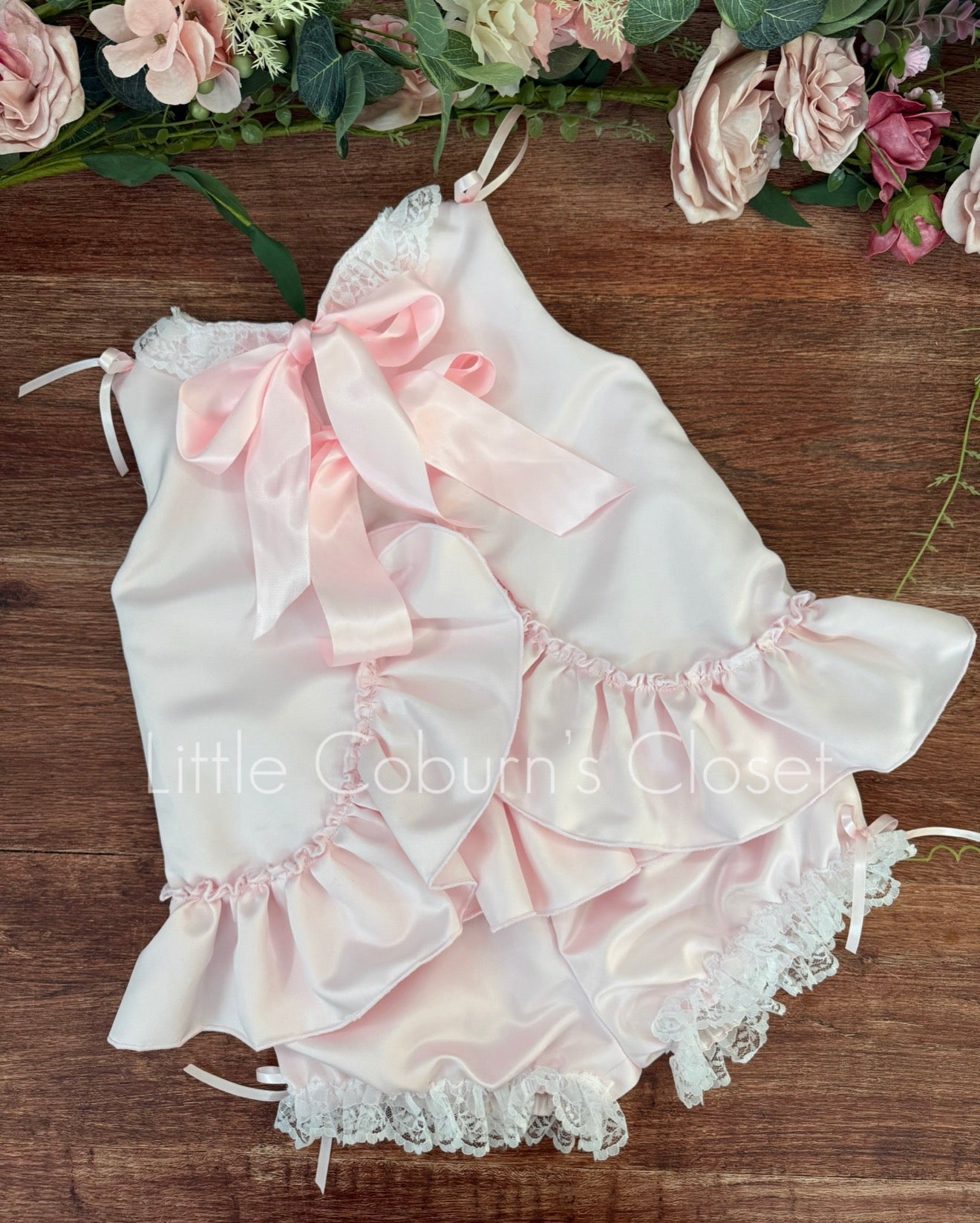 La Rose Backless Tie Back Set