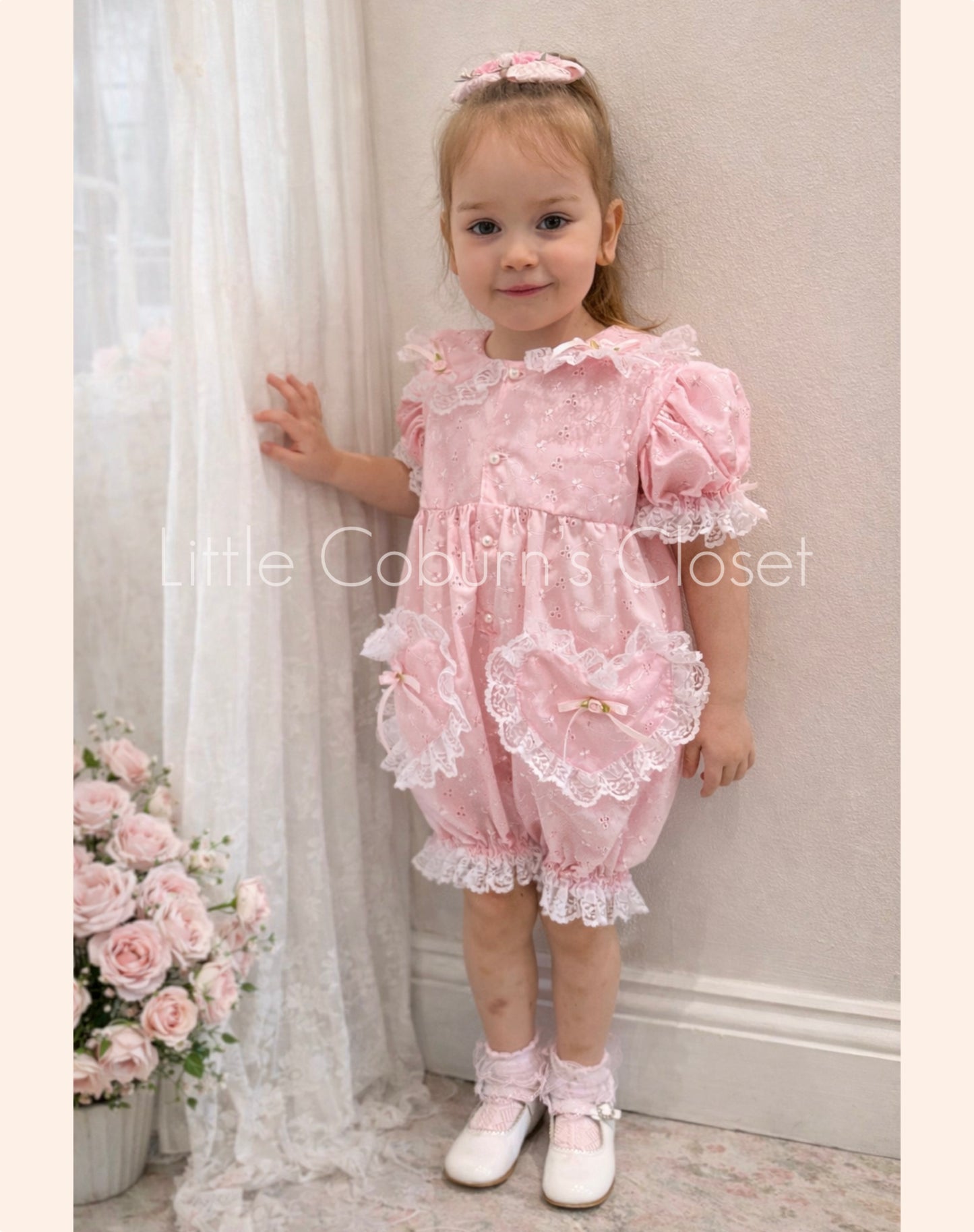 Love Heart Bubble Romper