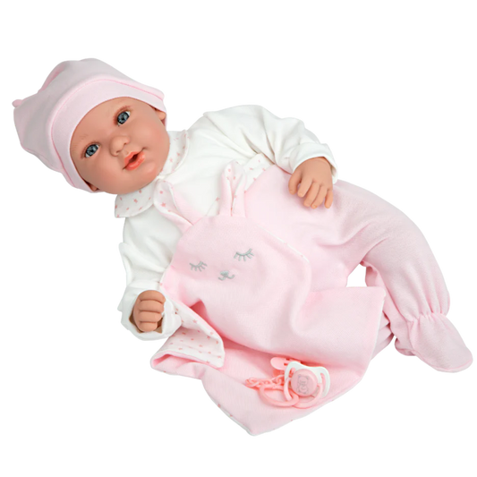 Spanish Iria Crying Doll Pink Outfit