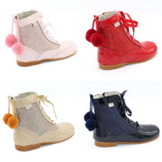 Bambi Glitter Pom Pom boot