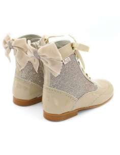 Bambi Glitter Bow Back Boot